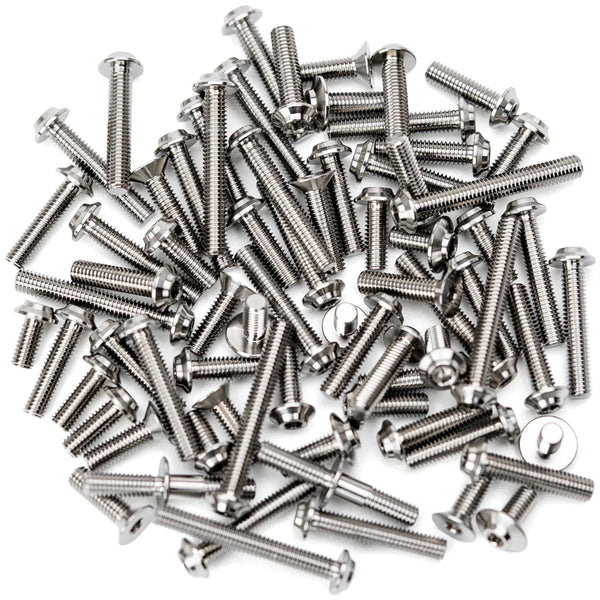 1up Racing Pro Duty Titanium Upper Screw Set - XRAY X4 '26
