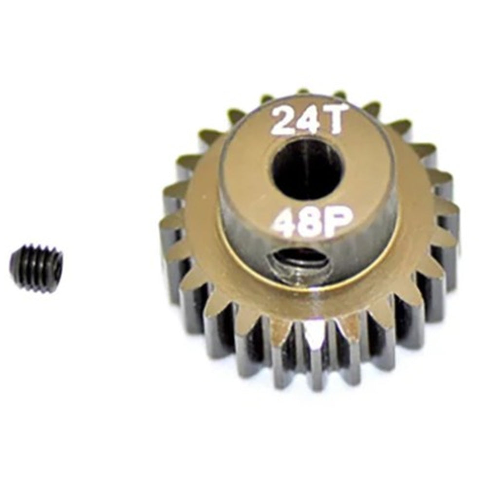 Arrowmax Hard Anodized 7075 Aluminum Pinion Gears - 48 Pitch