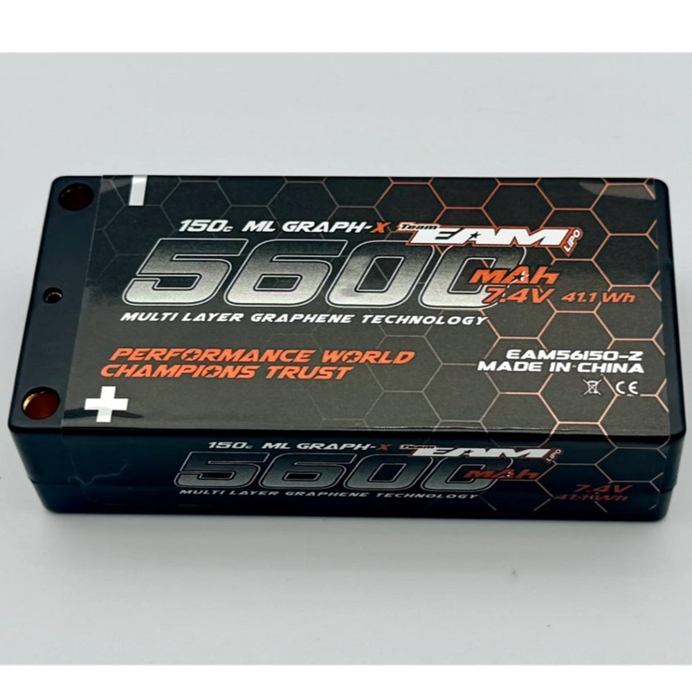 Team EAM 5600mAh 150C Shorty ML Graph-X Formula LiPo Battery