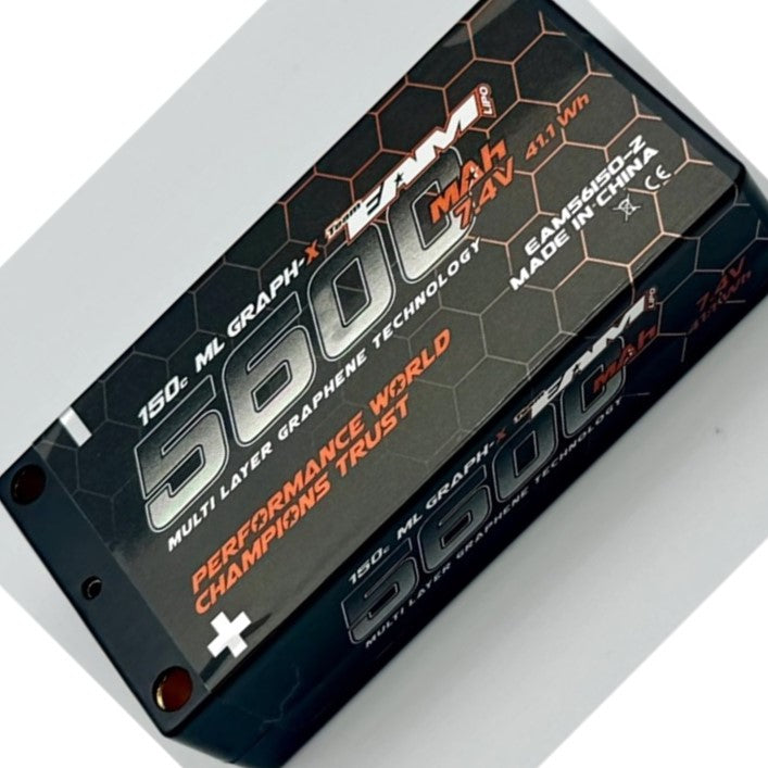 Team EAM 5600mAh 150C Shorty ML Graph-X Formula LiPo Battery