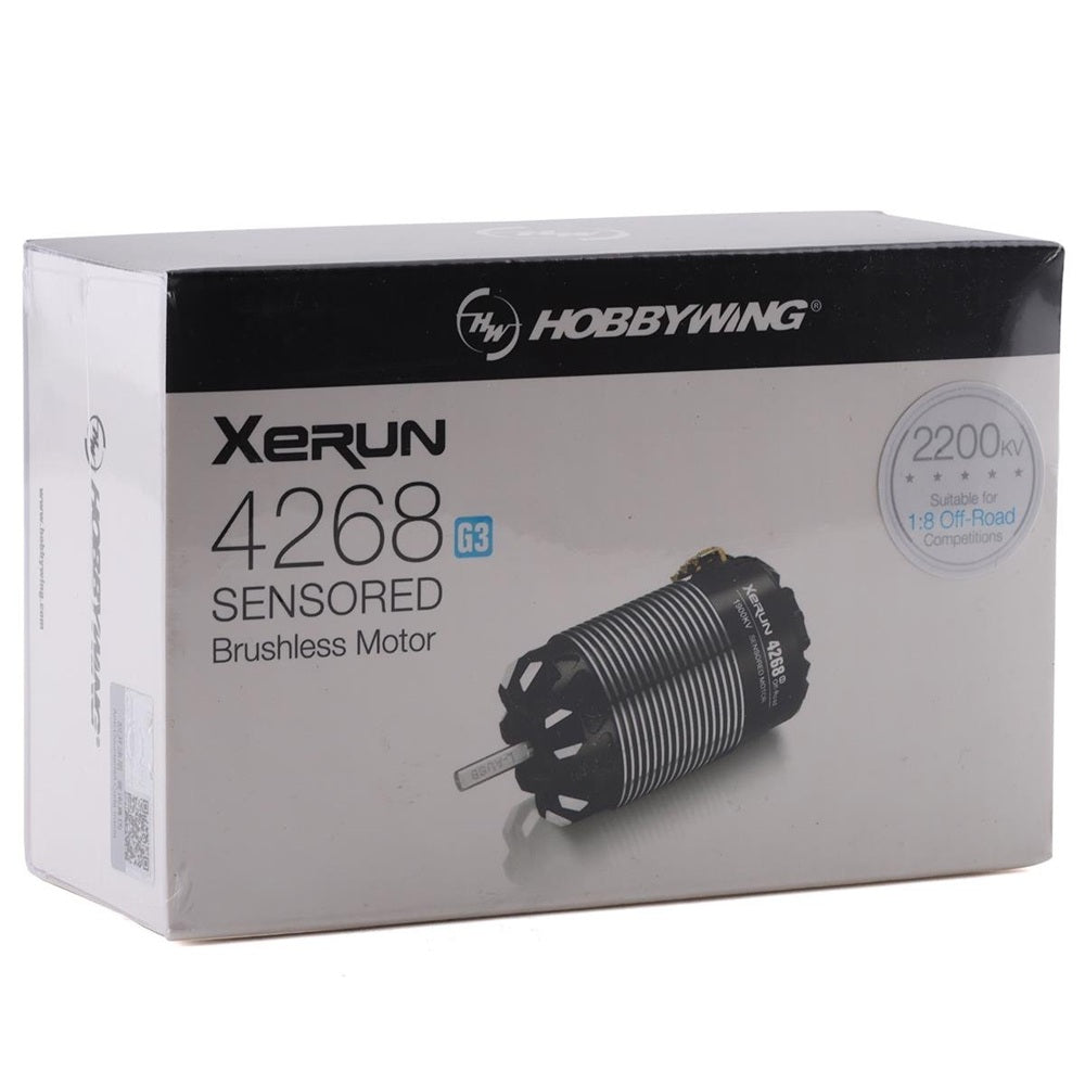 Hobbywing Xerun 4268SD G3 1/8 Scale Sensored Brushless Motor (2200kV)