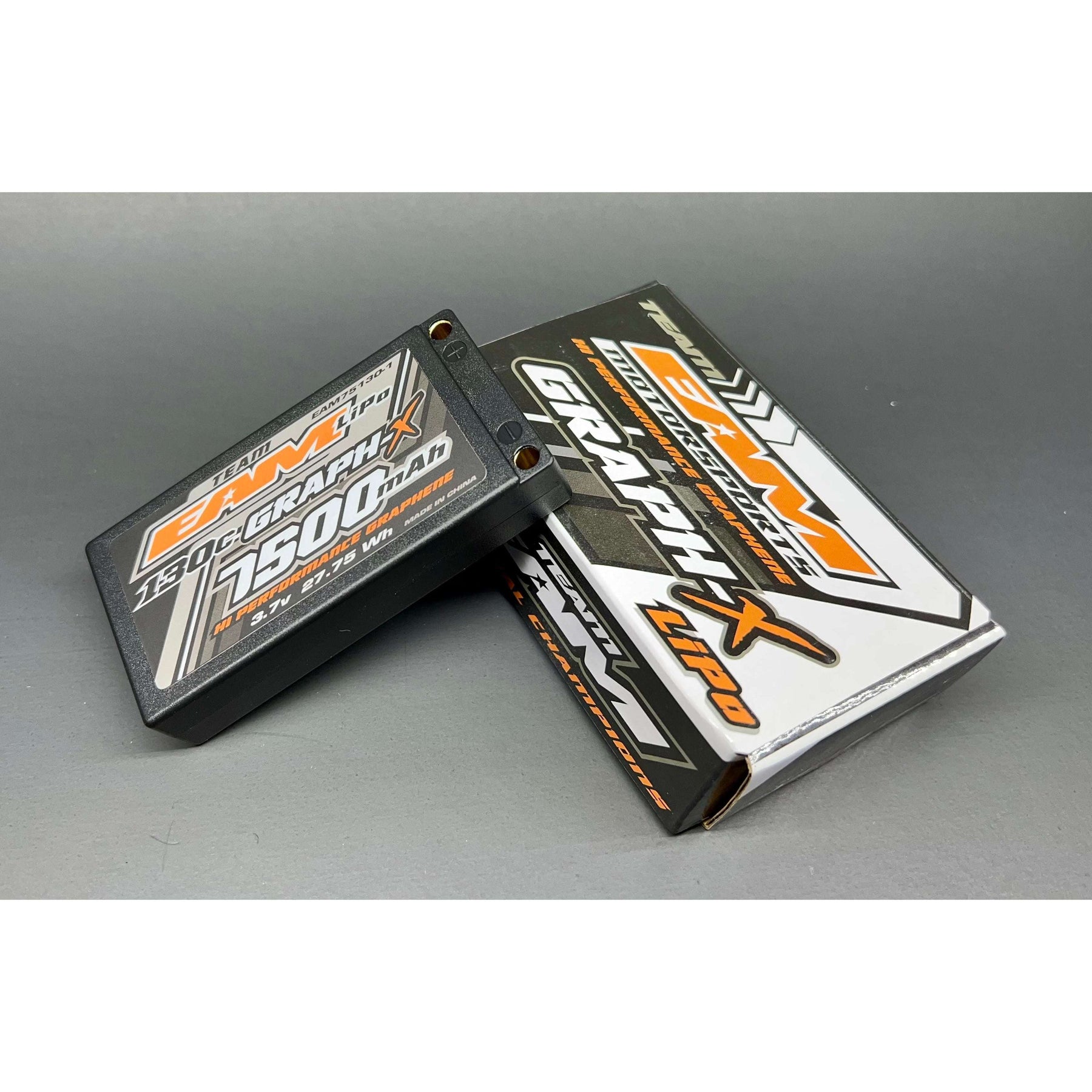 Team EAM 7500mAh 130C 1S Lipo Battery - Stock Spec Graph-X