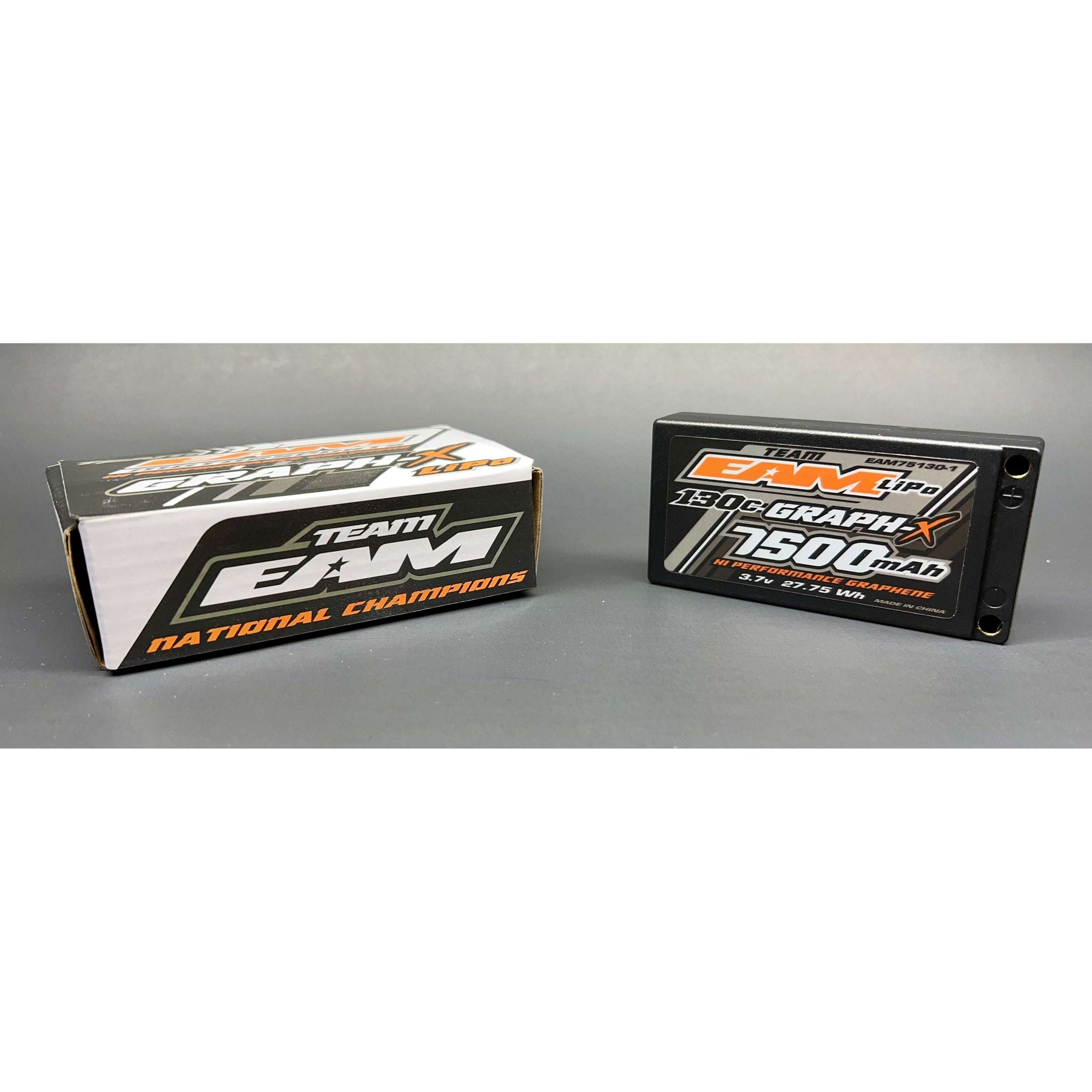 Team EAM 7500mAh 130C 1S Lipo Battery - Stock Spec Graph-X