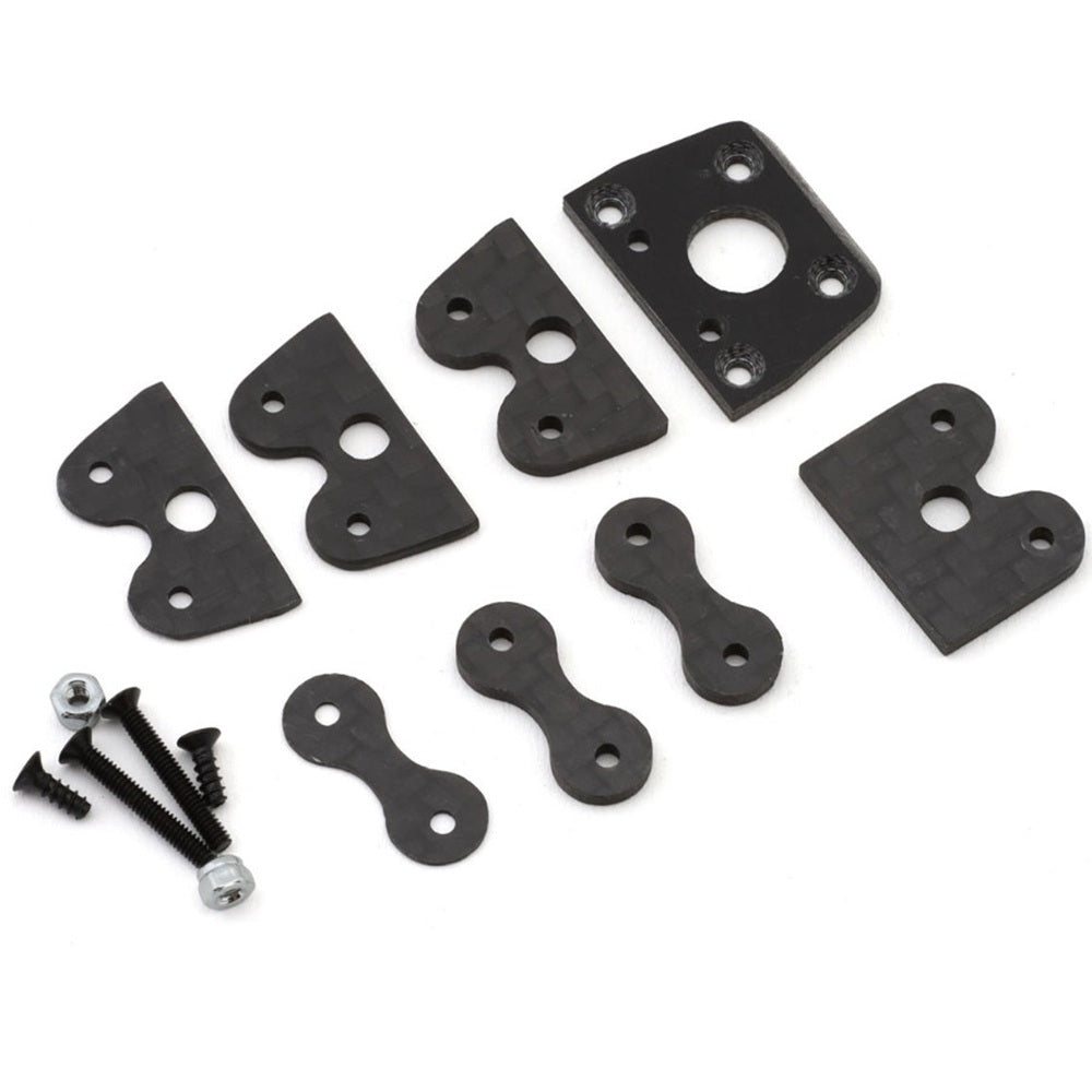 Jomurema Mini-Z GT01 Body Carbon Fiber Front Mount Holder Set