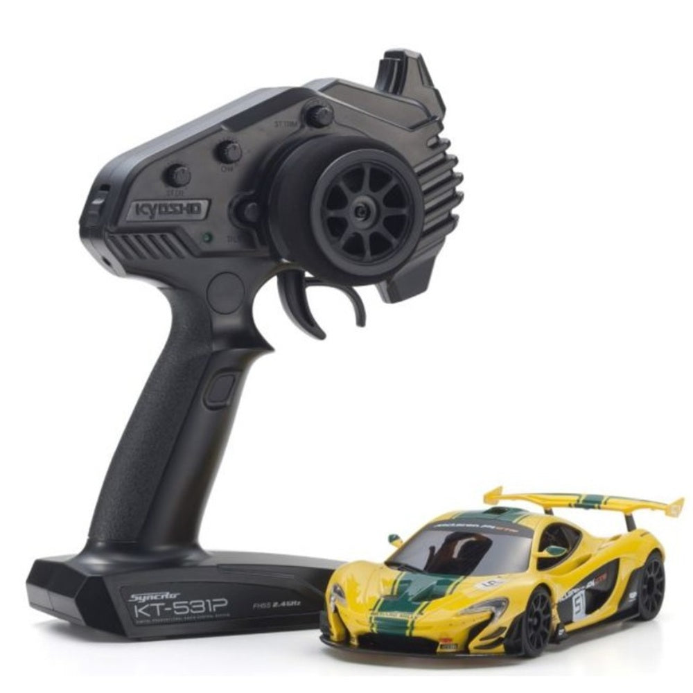 Kyosho MINI-Z RWD MR-04 readyset McLaren P1 GTR Yellow/Green