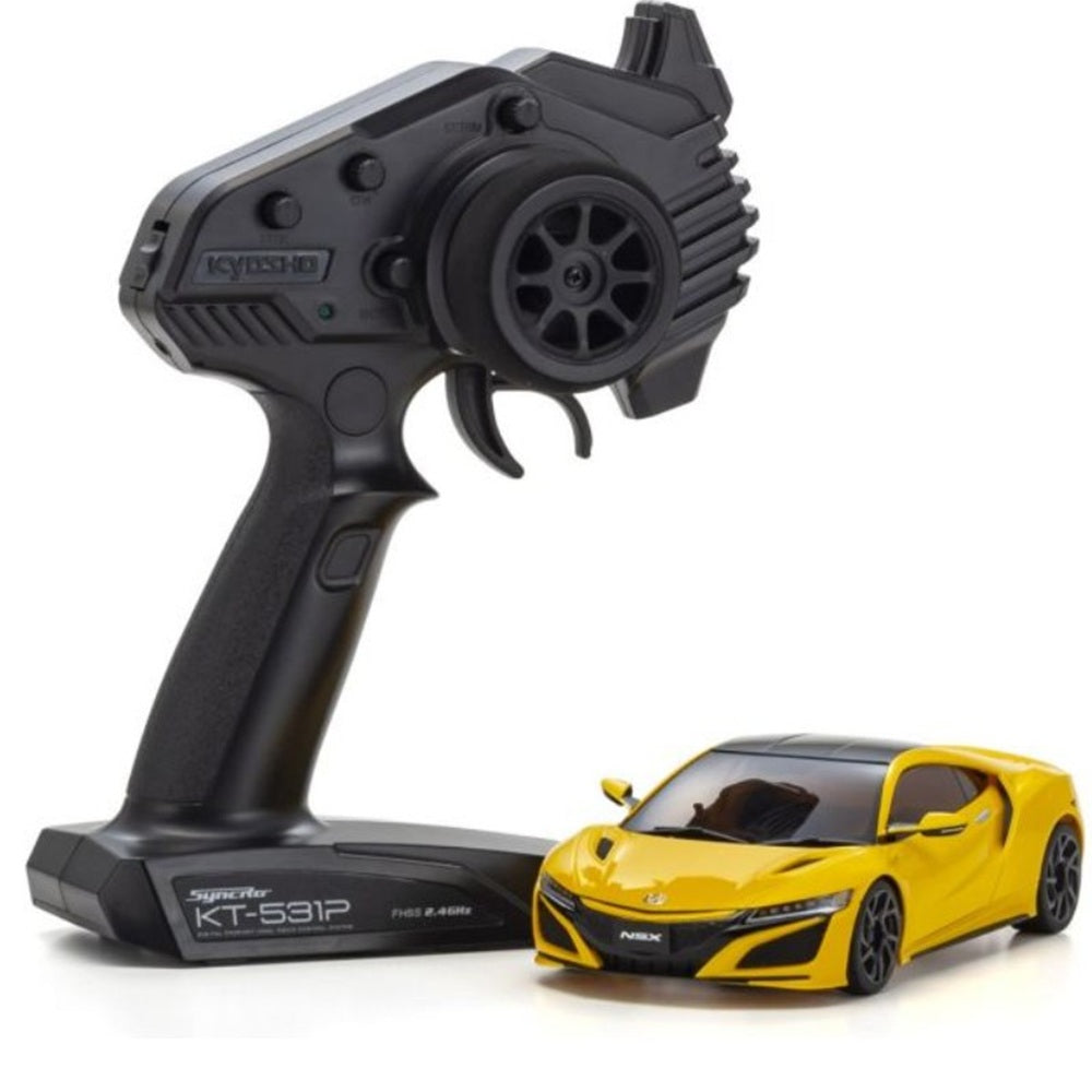 Kyosho MINI-Z RWD MR-04 readyset Honda NSX Yellow Pearl