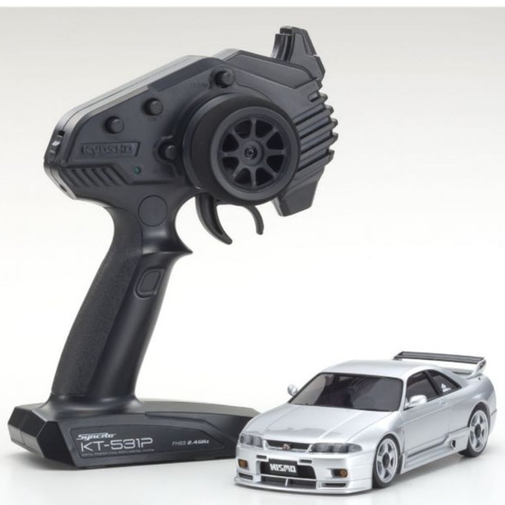 Kyosho MINI-Z AWD NISSAN SKYLINE GT-R NISMO (R33) Silver
