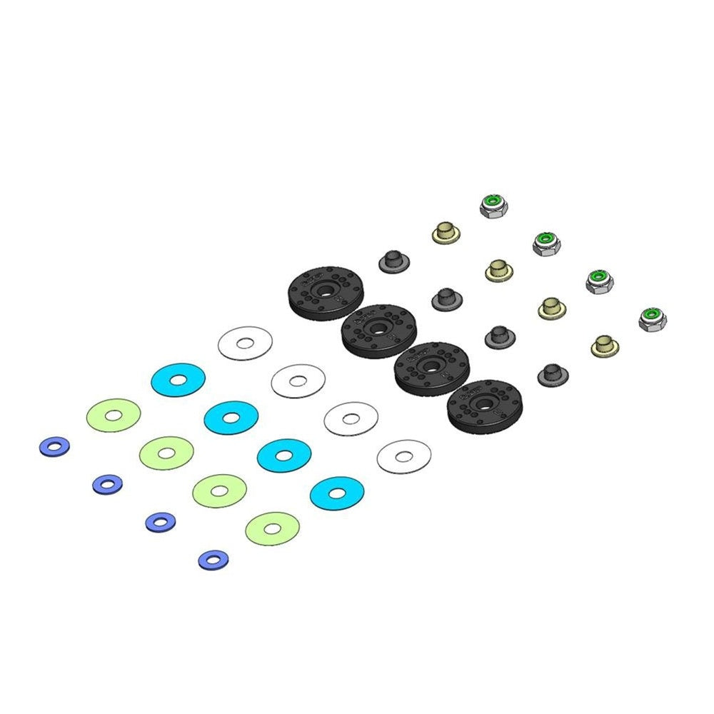 MIP 1/8 Bypass1 Hi-Flow Piston Kit (4) (8-Hole x 1.2mm)