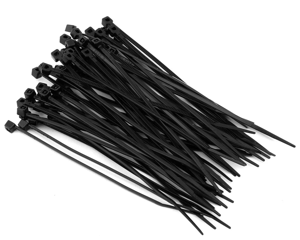ProTek RC 2x100mm Black Zip Ties - 50pcs