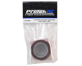 ProTek RC Grey High Tack Double Sided Tape Roll - 1"x40"