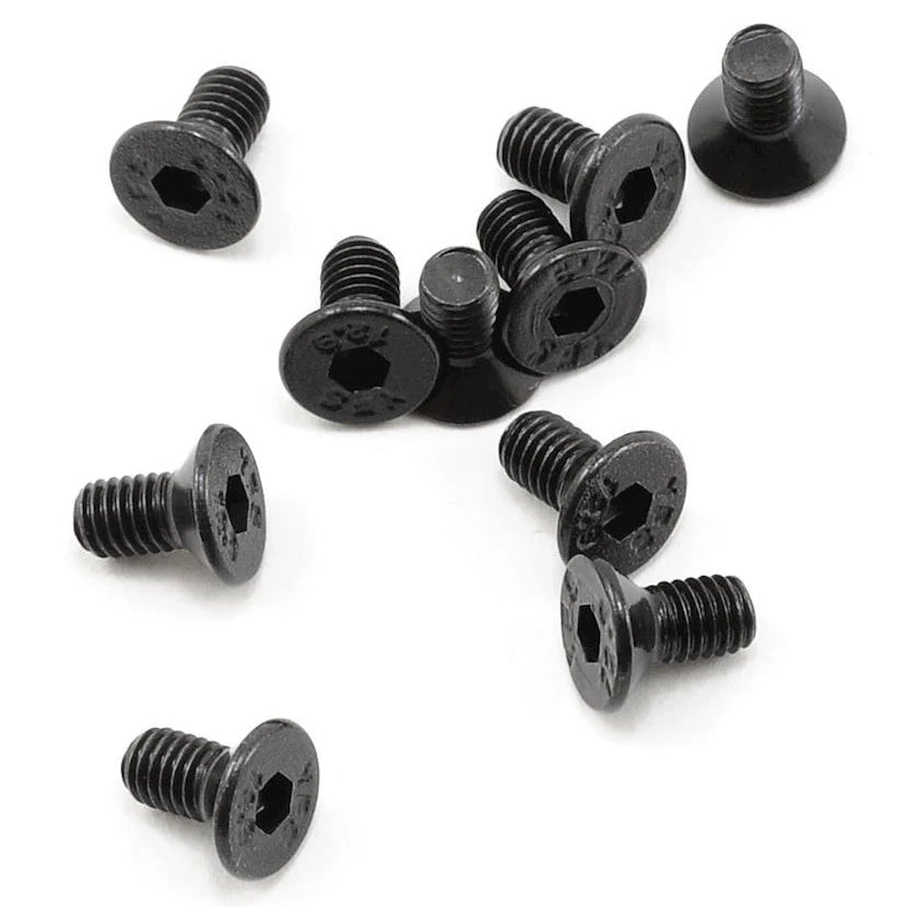 ProTek RC High Strength Flat Head Cap Screws - M3