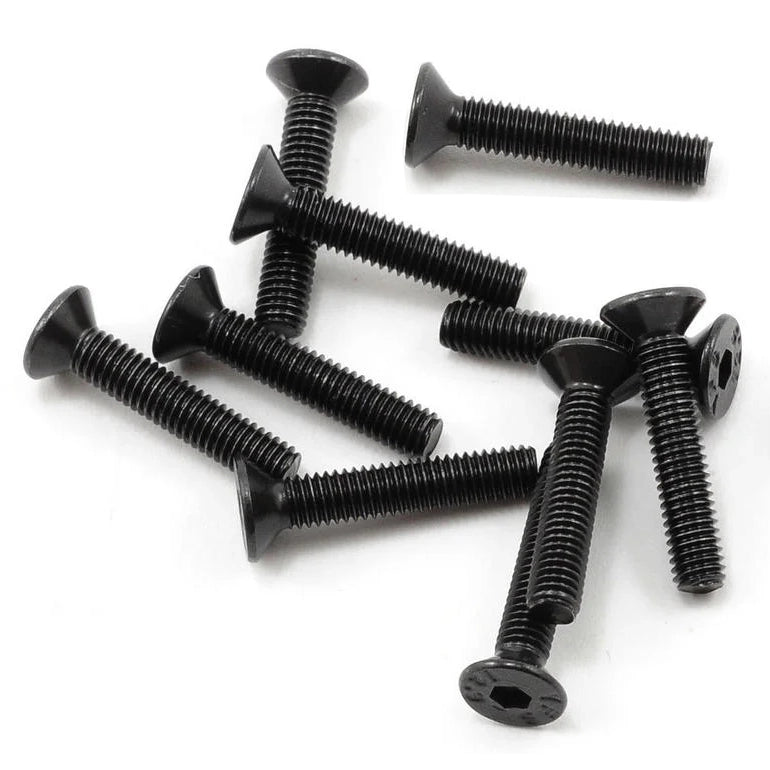 ProTek RC High Strength Flat Head Cap Screws - M3