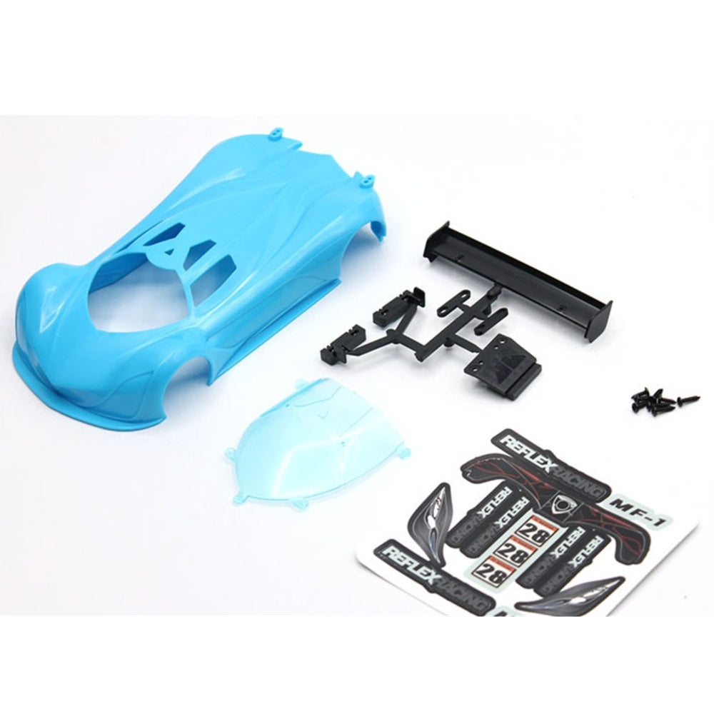 Reflex Racing MF-1 ABS Plastic Body Set (Electric Blue)