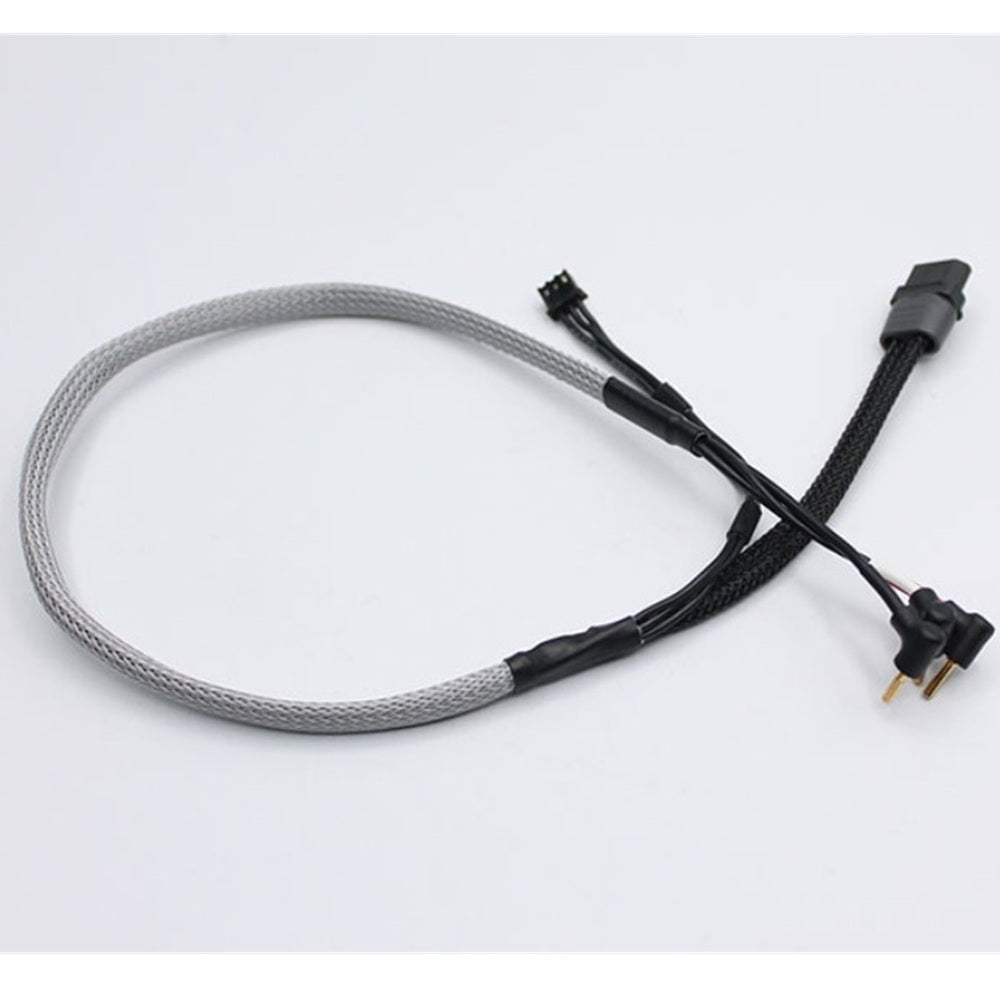 Reflex Racing 2mm Bullet Plug Charging Cable - Gray