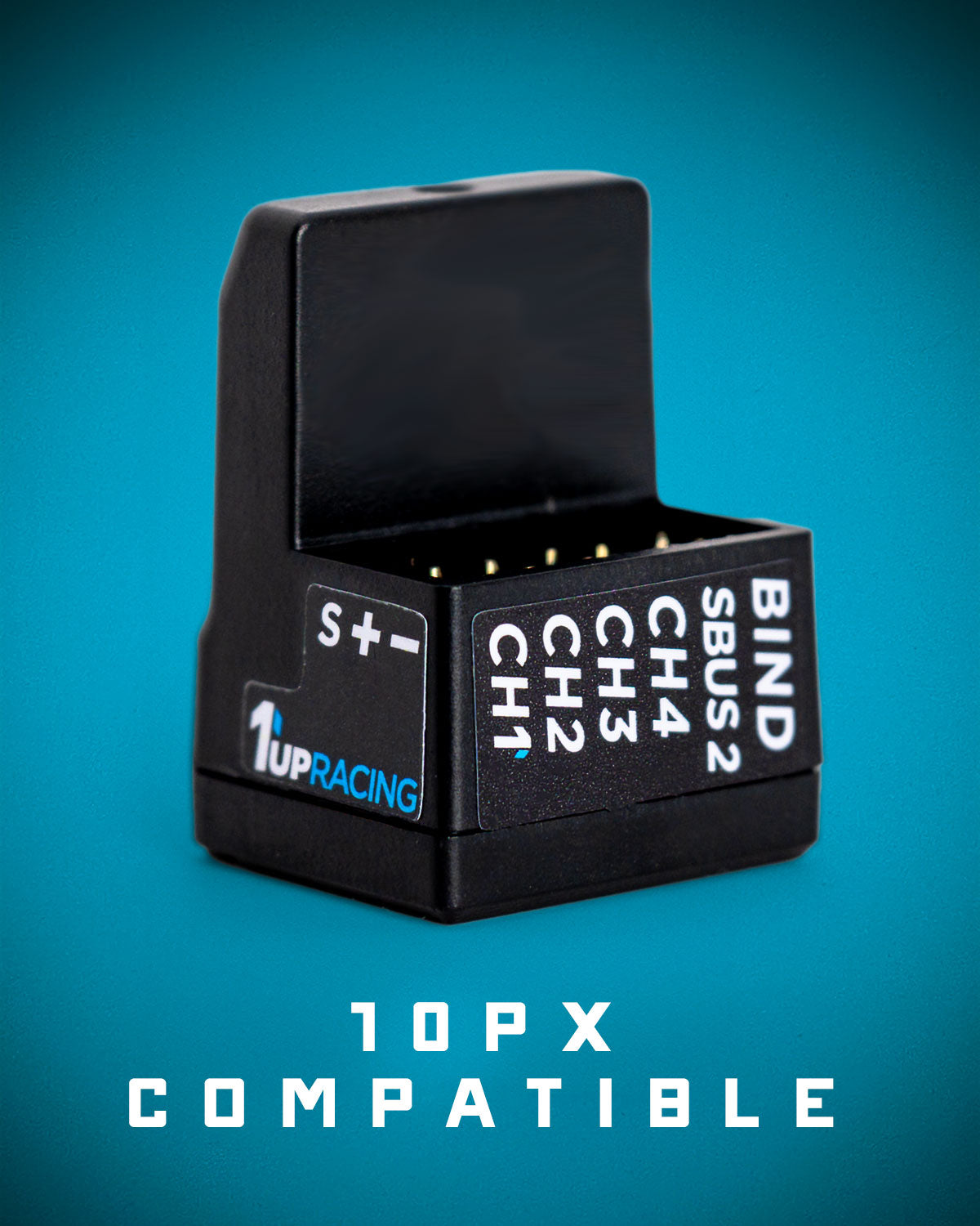 1up Racing Pro-RX F-4G 2.4GHz Receiver - Futaba Compatible