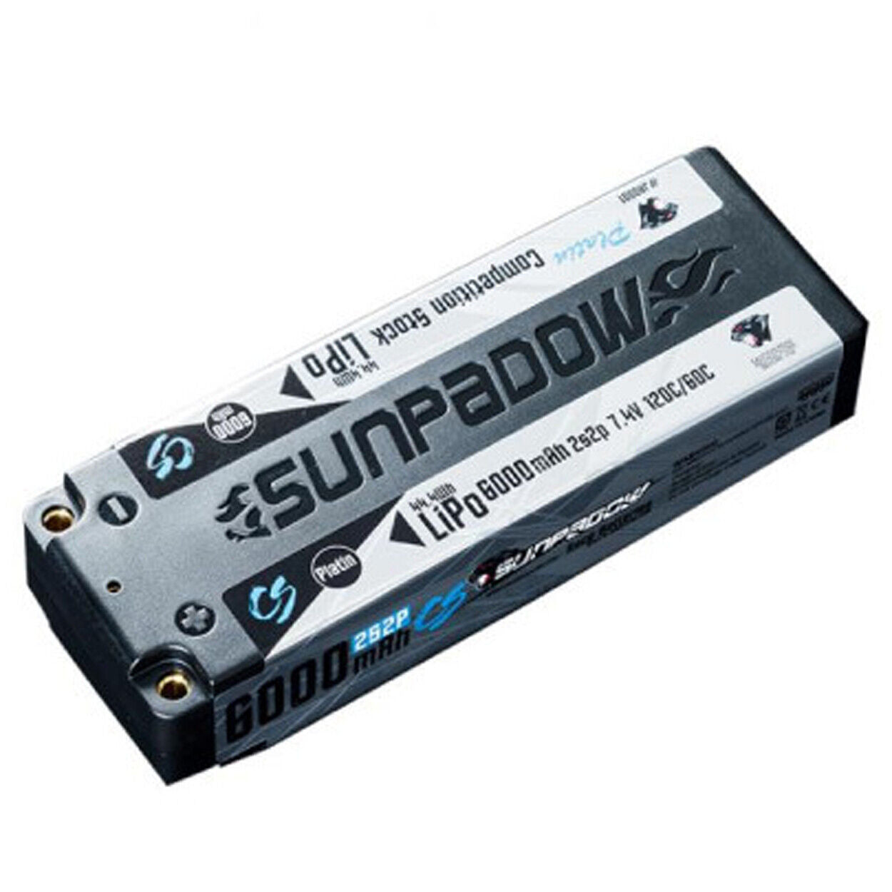 Sunpadow Platin Series 7.4V 6000mAh 120C/60C LiPo Battery