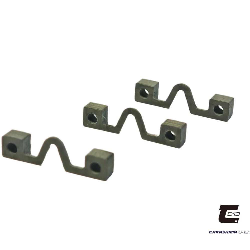 TD13 Carbon Bulkhead Stiffener Set (0.5/0.8/1mm) for Schumacher Mi10
