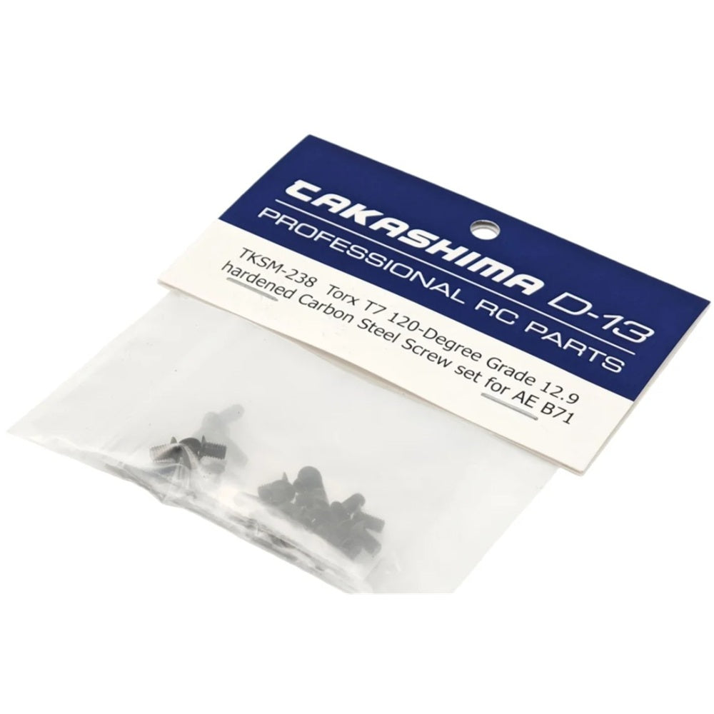 TD13 1.2mm Spring Steel Chassis for Associated B7.1 w/Screw Set & Driver Tip Bundle - Pre-Order