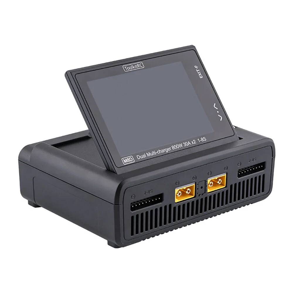 ToolkitRC M8D 1600w DC Dual-Channel Touch Screen Charger