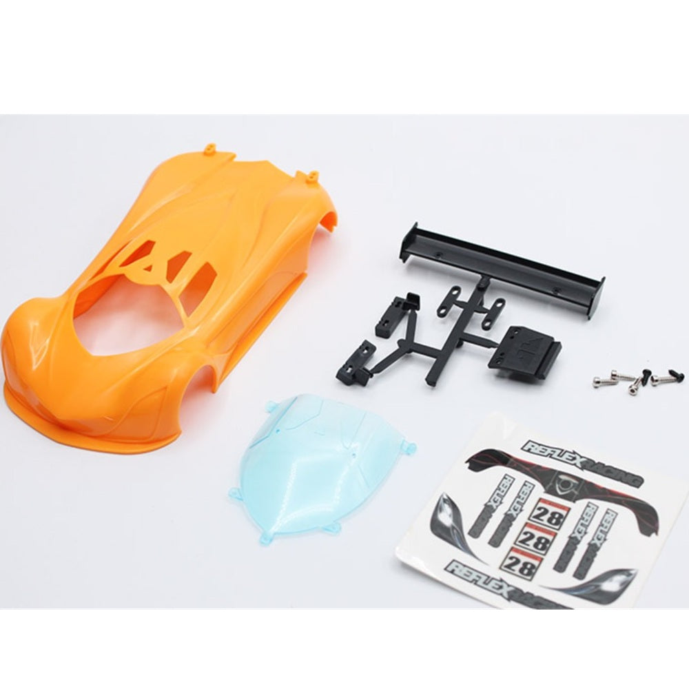 Reflex Racing MF-1 ABS Plastic Body Set (Yellow Sea Orange)