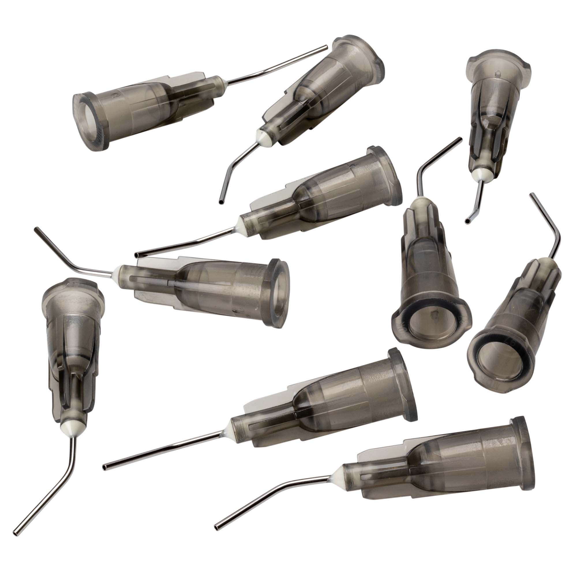 1up Racing HD Curved Steel Glue Tips - Medium - 10pcs