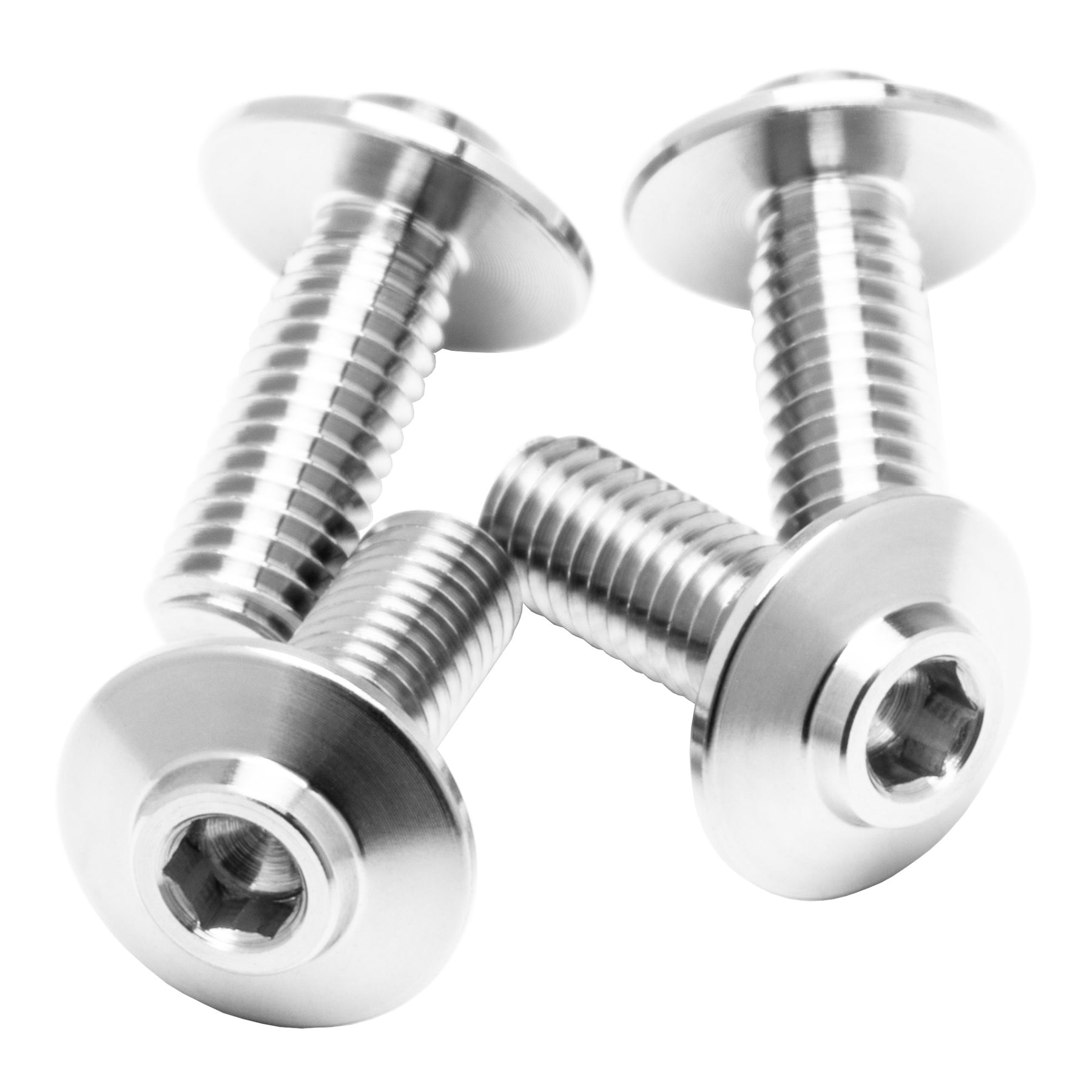 1up Racing Pro Duty Titanium Screws - Lockdown Head - 4pcs