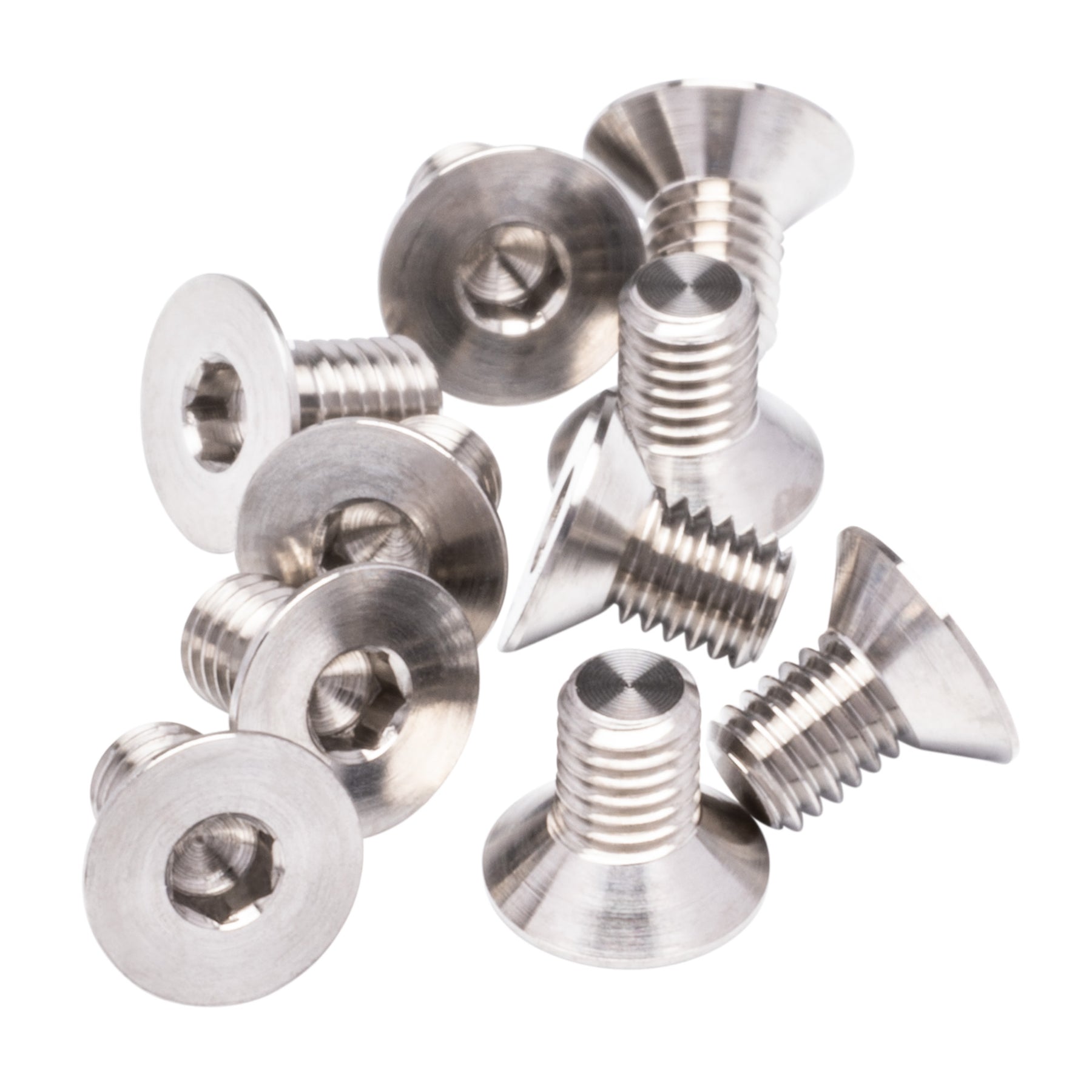 1up Racing Pro Duty Titanium Screws - Flat Head