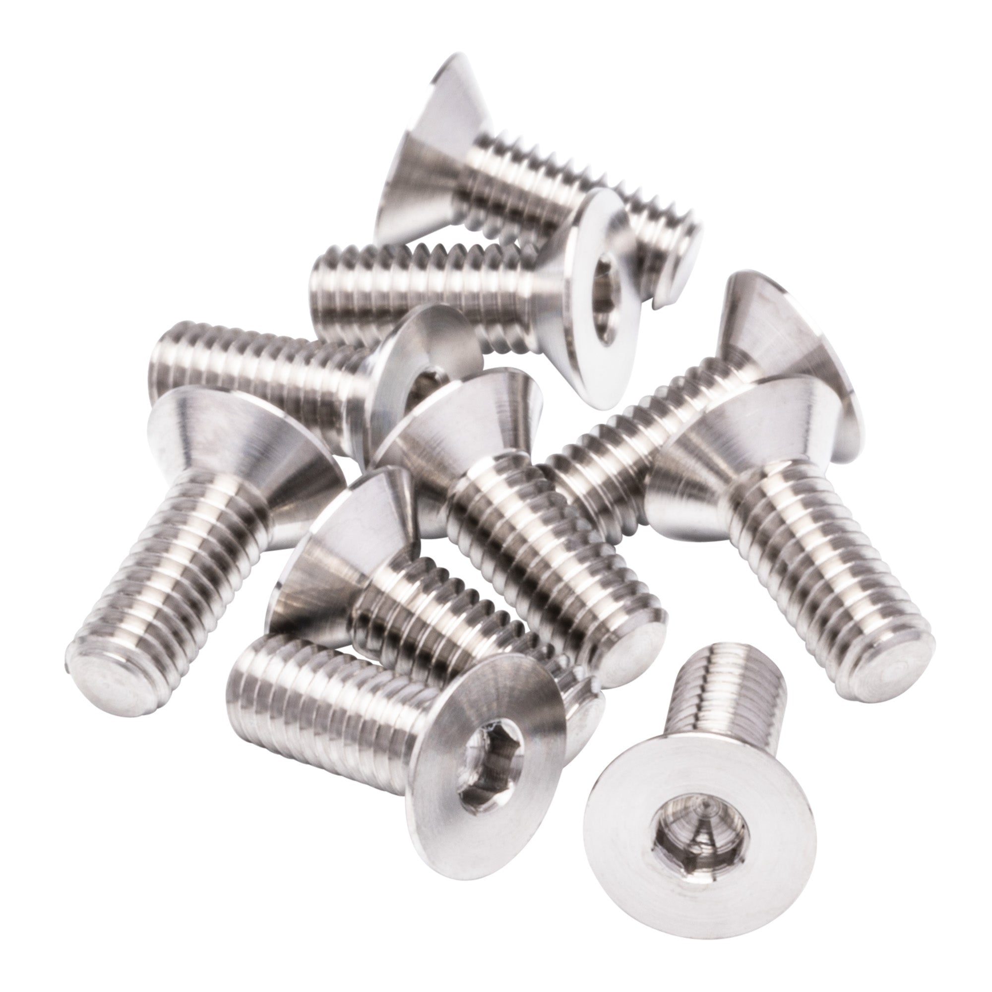 1up Racing Pro Duty Titanium Screws - Flat Head