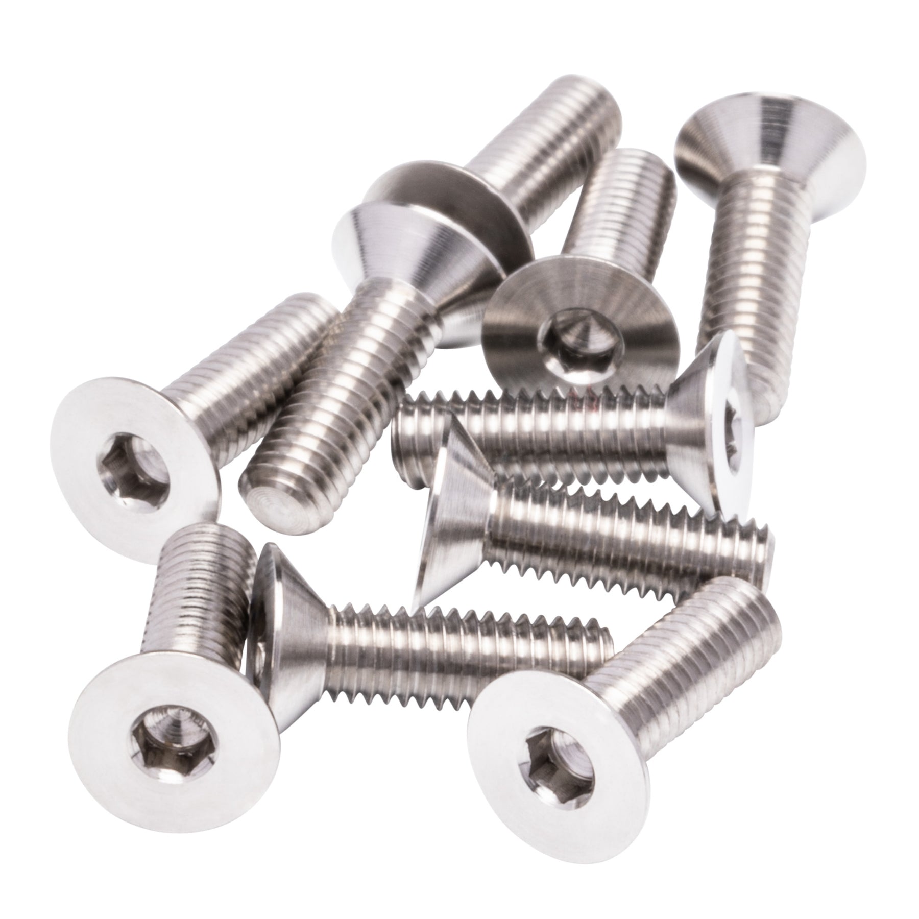 1up Racing Pro Duty Titanium Screws - Flat Head