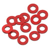 1up Racing Precision Aluminum Shims - 3x6x0.75mm - Red