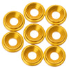 1up Racing 7075 LowPro Countersunk Washers - M3
