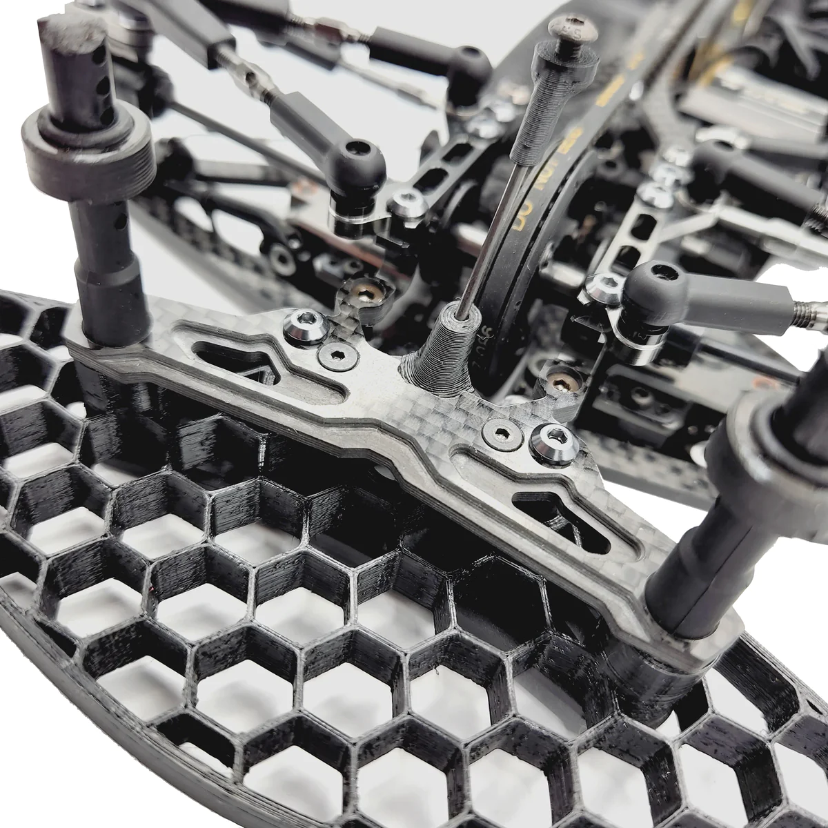 RC MAKER 3D Pro Hood Stiffener for GeoCarbon Bumper Mount  - Awesomatix A800R