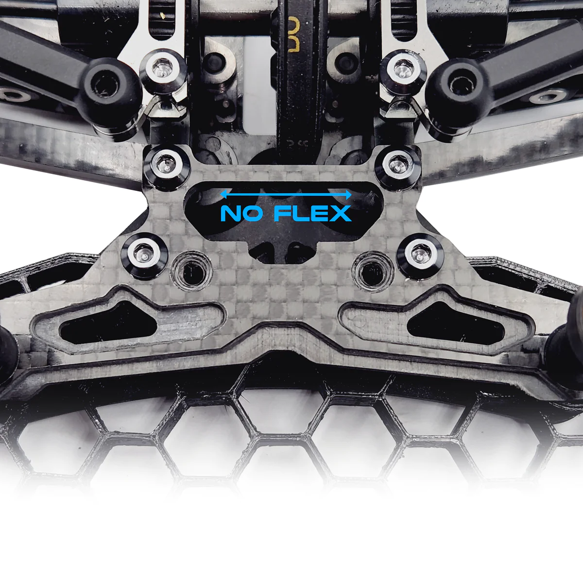 RC MAKER GeoCarbon Stiff Front Bumper Mount - Awesomatix A800R