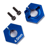 Factory Team Clamping Wheel Hexes - 4.0mm Offset