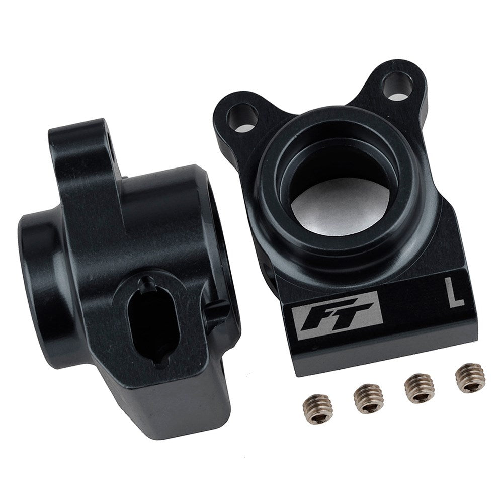 FT B6.4 Aluminum Rear Hubs - Black