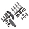 Team Associated B6.4 Servo Mount Brace, Tower Covers, Wire Clips, Rod Ends