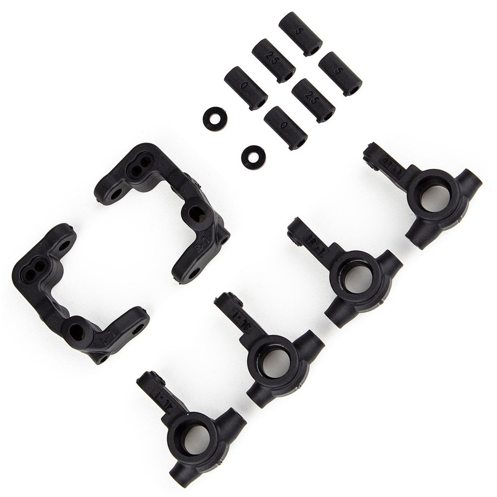 Team Associated B6.4 -1mm Caster and Steering Block Set