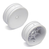 Team Associated 2wd Front Wheels - 2.2in 12mm Hex - White