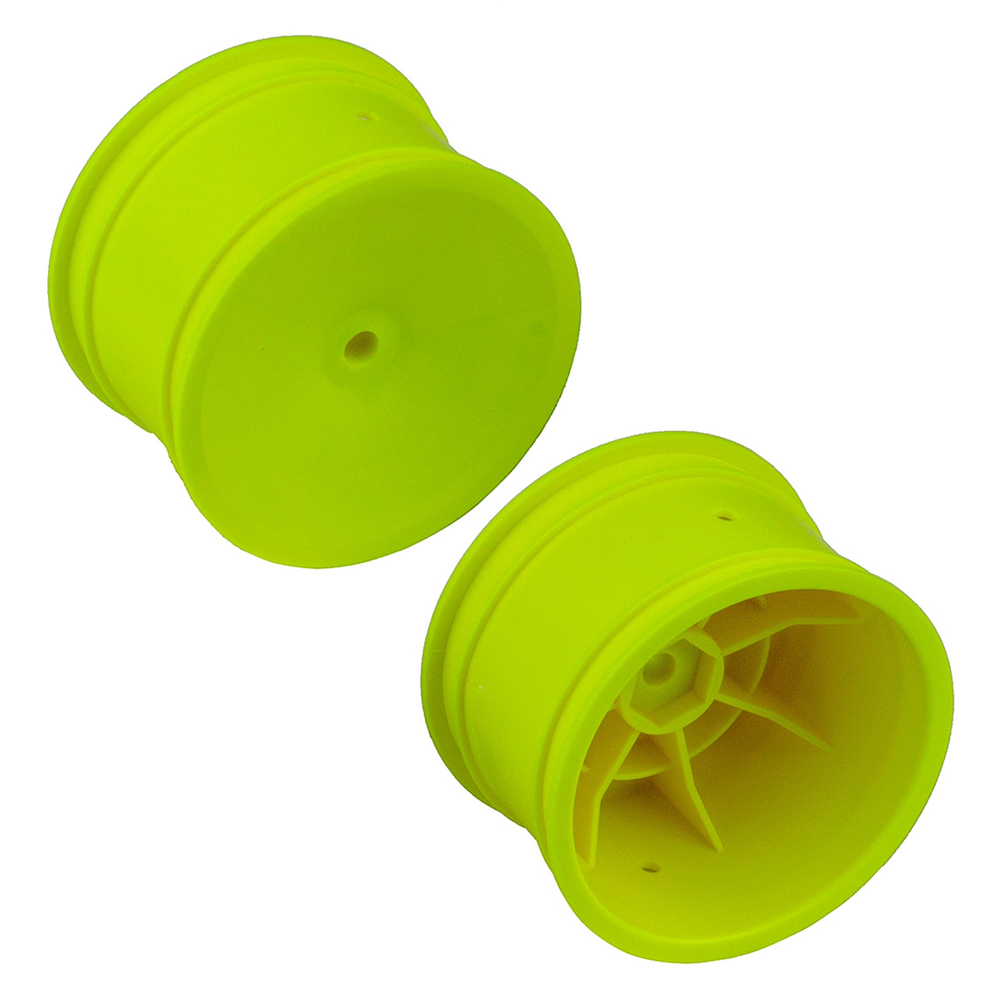 Team Associated 2wd/4wd Rear Wheels - 2.2in 12mm Hex - Yellow