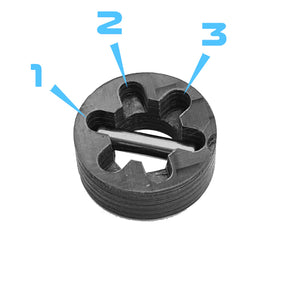 RC MAKER Carbon Body Height Adjusters - 1/10 TC