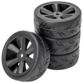 Gravity RC USGT Non Belted Pre-Mounted Tires on Spoke Wheels