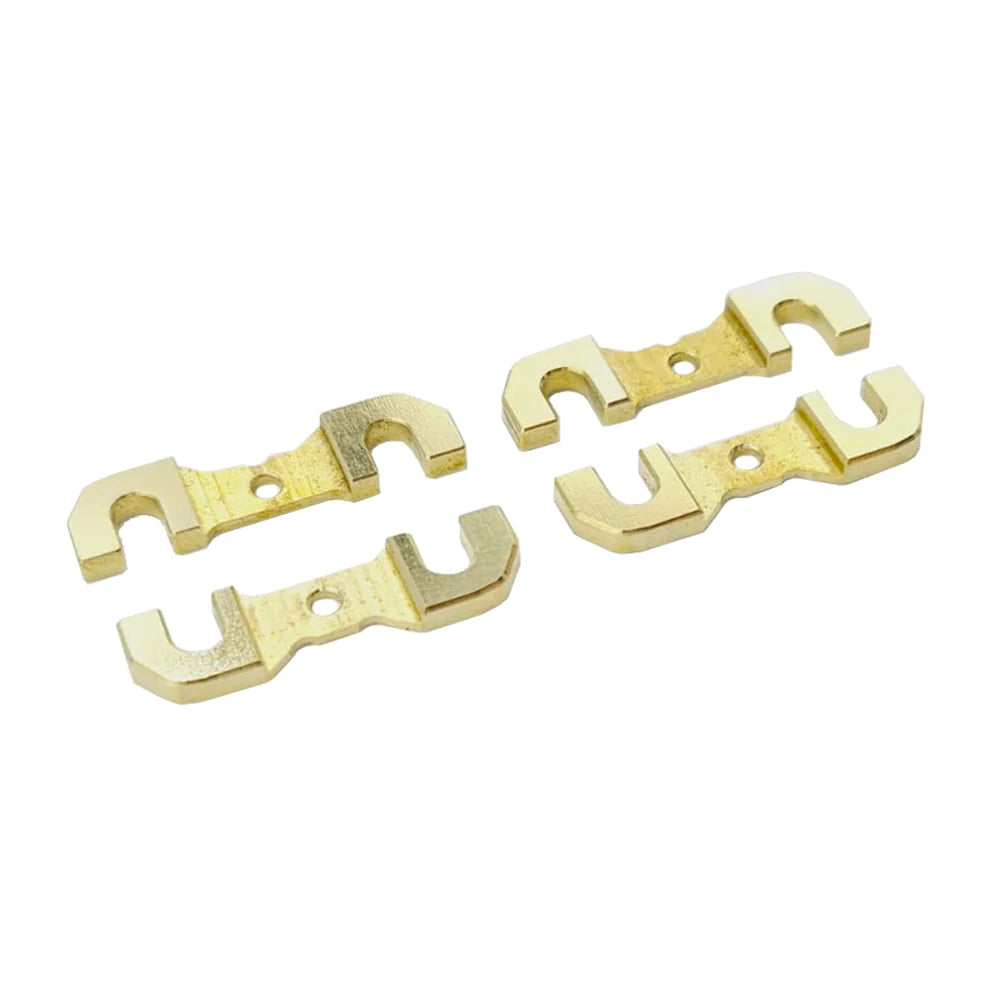 RC MAKER Brass Roll Center Shim Plate Set - XRAY X4