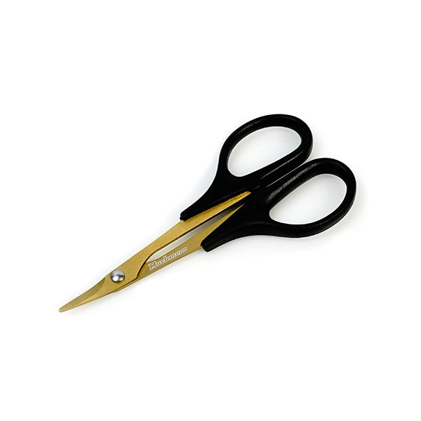 MuchMore Racing Gold Stainless Curved Body Scissors