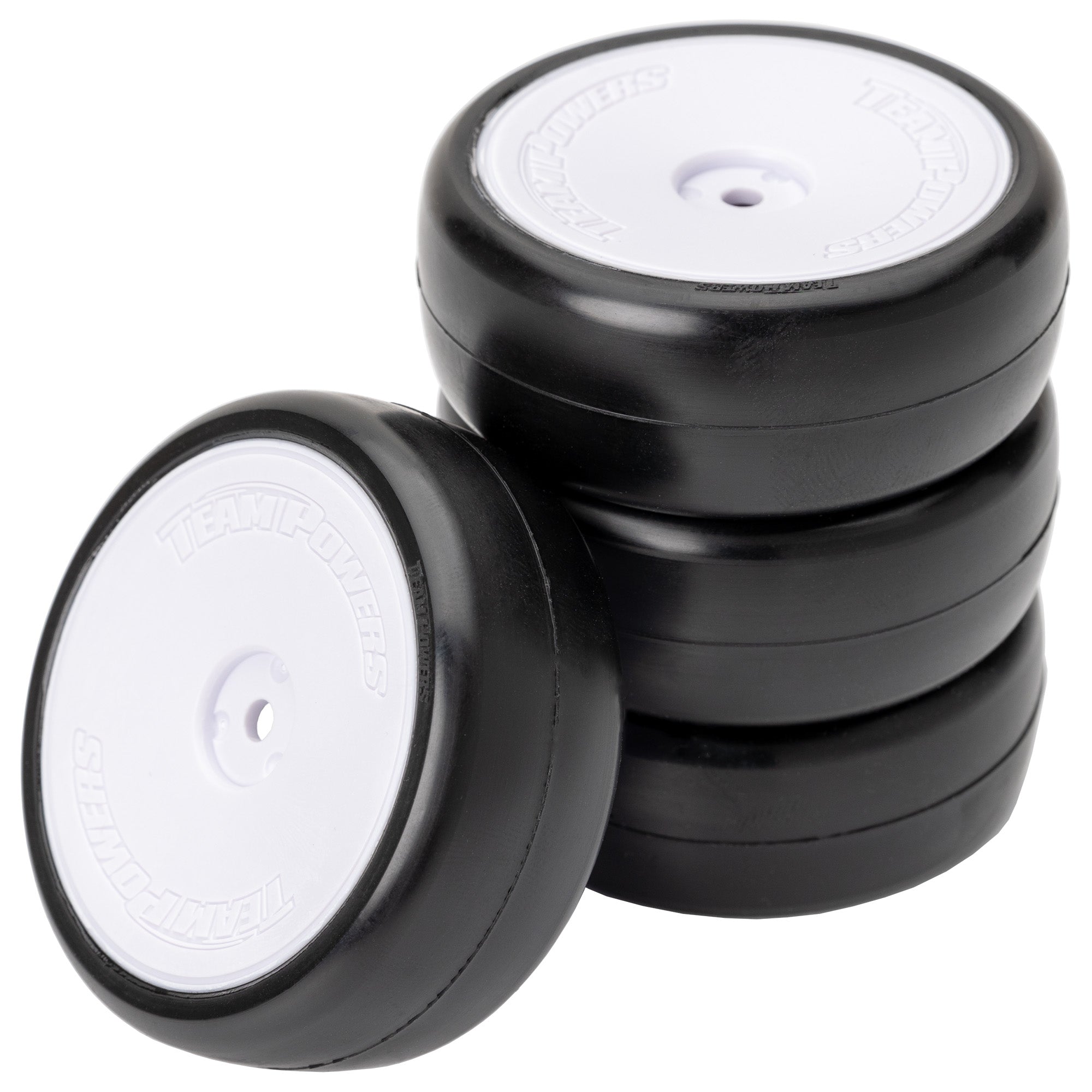 Team Powers (34 or 36) SU-V2 Pre-Mounted Tires on Dish Wheels