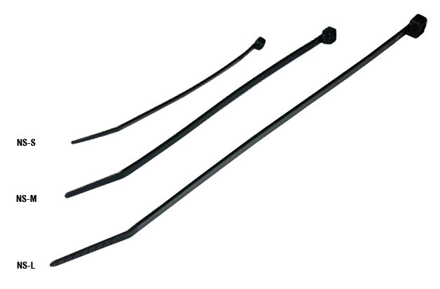 MuchMore Racing Black Zip Ties - 20pcs